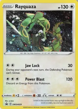 Rayquaza SWSH029 SWSH: Sword & Shield Promo Cards Promo Holofoil NM - Image 1