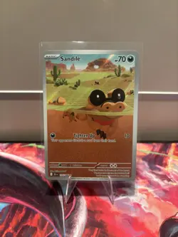 Sandile 135/086 Illustration Rare - Black Bolt SV Pokemon Card - NM/Mint 2025 - Image 1