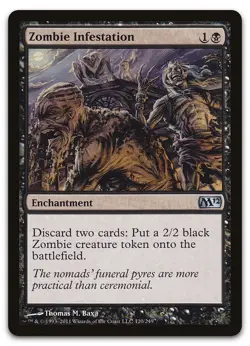 Zombie Infestation #120 (NM) Magic 2012 (M12) M12 Magic MTG - Image 1