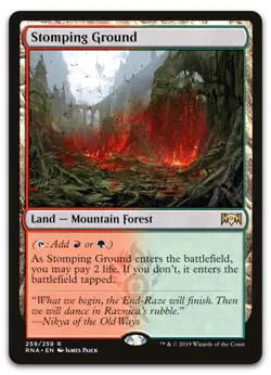 Stomping Ground #259 (NM) Ravnica Allegiance RNA Magic MTG - Image 1