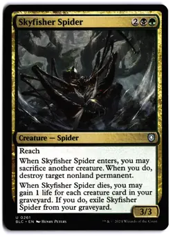 Skyfisher Spider NM BLC Commander: Bloomburrow MTG - Image 1