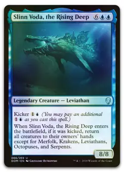 Slinn Voda, the Rising Deep #66 (Foil) (NM) Dominaria DOM Magic MTG - Image 1