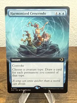 Harmonized Crescendo Mtg Extended Art Magic The Gathering - Image 1