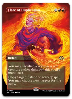 Flare of Duplication (Borderless) #333 (NM) Modern Horizons 3 MH3 Magic MTG - Image 1