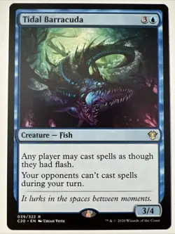 Tidal Barracuda NM C20 Ikoria Commander 2020 Avatar Fire Lord Mtg Magic Edh - Image 1