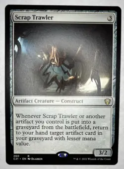 1x Scrap Trawler NM Regular Commander 2021 260 C21 NM/M MTG Magic The Gathering - Image 1