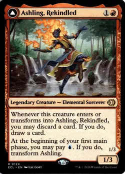 Ashling, Rekindled 124 ECL Lorwyn Eclipsed NM - Image 1