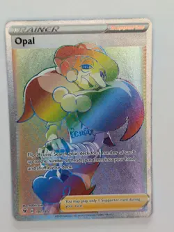 Opal - 197/185 - Pokemon Vivid Voltage Sword & Shield Secret Rare Card LP - Image 1