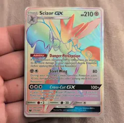 Pokemon Scizor GX Secret Rare Full Art Holo SM Celestial Storm 175/168 Stage 1 … - Image 1