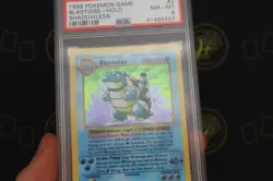 Blastoise Shadowless 2/102 Base Set WOTC 1999 Pokemon Trading Card NM-MT PSA 8 - Image 4