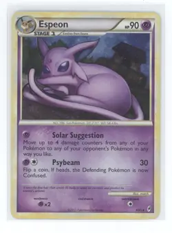 2011 Pokemon Call of Legends Espeon Rare Holo #4/95 - Image 1