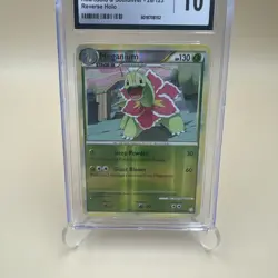 2010 Pokemon Heartgold & Soulsilver Meganium Reverse Holo 26/123 CGC 10 Gem Mint - Image 3