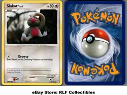 2007 Pokemon, D&P Mysterious Treasures, #99/123 Slakoth Lv. 7, Common (b) - Image 1