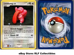 2009 Pokemon, Platinum, #80/127 Lickitung, Common - Image 1