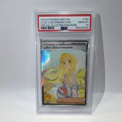Pokemon Lillie's Determination 184/132 PSA 10 Special Illustration Rare Holo - Image 1