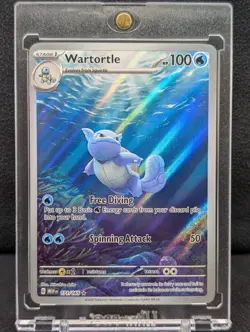 Wartortle 171/165 2023 Pokemon Scarlet & Violet SV 151 Mew En Illustration Rare - Image 1