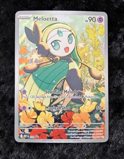Pokemon TCG Meloetta Black Star ⭐ Promo 026 Holo Illustration Rare Near Mint - Image 1