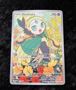 Pokemon TCG Meloetta Black Star ⭐ Promo 026 Holo Illustration Rare Near Mint - Image 2