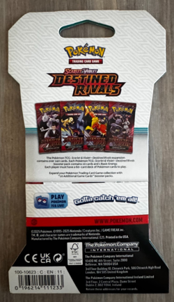 10 Pack Lot Of Pokemon Destined Rivals Sleeved Booster Packs - Image 4