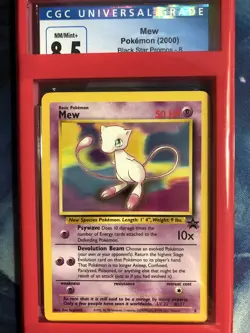 CGC 8.5 Mew #8 Pokemon 2000 Black Star Promo Fast Shipping!! 🔥🔥🔥 - Image 1