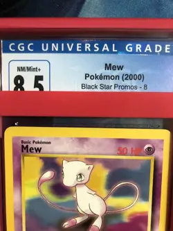 CGC 8.5 Mew #8 Pokemon 2000 Black Star Promo Fast Shipping!! 🔥🔥🔥 - Image 3