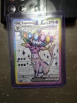 Pokemon Espeon ex SVP 175 Premium Figure Collection Black Star Promo NM - Image 1