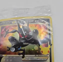 Pokemon SEALED Greninja Gold Star SWSH #144 Celebrations ETB Promo - Image 3