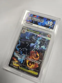Pokemon 2025 Phantasmal Flames Mega Charizard X EX #125 Ace Grading 10 Gem Mint - Image 2