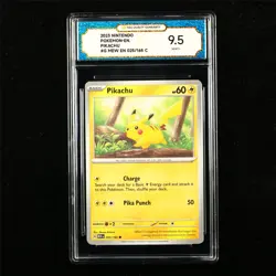 TQG 9.5 MINT+ 2023 Pokemon ENG Pikachu 025/165 C - Image 1