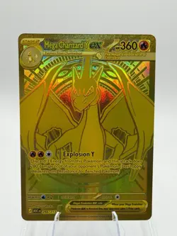 Mega Charizard Y EX 294/217 Gold Hyper Rare - Ascended Heroes Pokemon TCG - Image 1