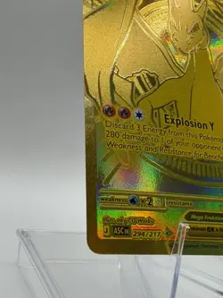 Mega Charizard Y EX 294/217 Gold Hyper Rare - Ascended Heroes Pokemon TCG - Image 5
