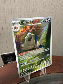 Mabostiff 218 Illustration Pokemon 2023 Scarlet & Violet Base Set - Image 3