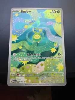 Pokemon Budew 221/217 IR | Pokemon TCG: Ascended Heroes English Near Mint - Image 1