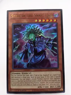 Yu-Gi-Oh! Stare Of The Snake Hair MZMU-EN003 Ultra Rare 1st Ed. - Image 1