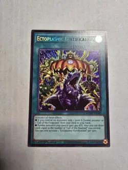 Yugioh! 1x Ectoplasmic Fortification MZMU-EN008 Secret Rare 1st Ed NM - Image 1