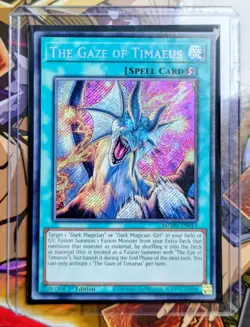The Gaze Of Timaeus (Secret Rare) - MZMU-EN013 - Yu-Gi-Oh TCG - Image 1