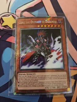 Gorz the Emissary of Darkness RA03-EN210 1st Ed Platinum Secret Rare NM YUGIOH - Image 1