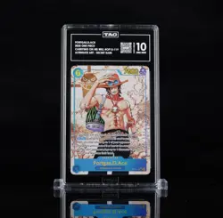 2025 ONE PIECE OP13-CARRYING ON HIS WILL #119 PORTGAS D. ACE ALT ART TAG 10 - Image 1