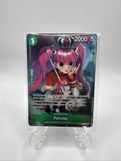 One Piece TCG Perona OP09-034 Illustration Box Vol. 4 Alt Art Promo Holo Sealed - Image 1