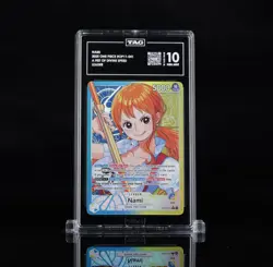 One Piece A Fist of Divine Speed - Nami Leader Alt Art OP11-041 - TAG 10 Eng - Image 1