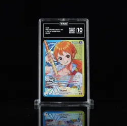 One Piece A Fist of Divine Speed - Nami Leader Alt Art OP11-041 - TAG 10 Eng - Image 1