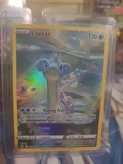 Pokemon TCG Lapras Holo Ultra Rare Card Crown Zenith Galarian Gallery GG05/GG70 - Image 1