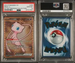 PSA 10 Mew ex #205 (Metal Card) 151 UPC Pokemon GEM MT - Image 3