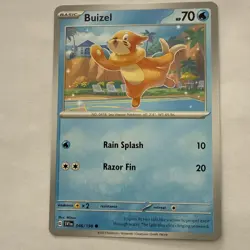 Pokemon TCG Buizel 046/198 2023 Scarlet & Violet Common Card - NM - Image 1