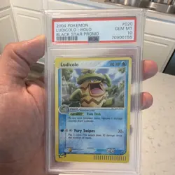 Pokemon Ludicolo Holo Black Star Promo #020 PSA 10 2004 Pokemon TCG Card Stock - Image 1