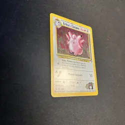 Pokemon Erika's Clefable Gym Heroes 003/132 Holo Rare Card NM Super clean front - Image 4