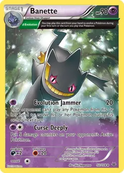 Banette (Delta) 32/108 Reverse Holo Rare XY - Roaring Skies Pokemon Card - Image 1