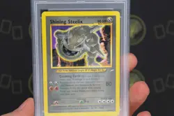 Shining Steelix 112/105 Neo Destiny 2002 WOTC Pokemon Trading Card EX-MT PSA 6 - Image 3