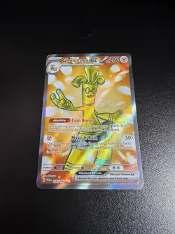 Pokemon TCG Card Gholdengo EX 231/182 Paradox Rift Full Art Holo Ultra Rare - Image 3