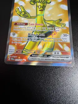 Pokemon TCG Card Gholdengo EX 231/182 Paradox Rift Full Art Holo Ultra Rare - Image 5